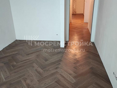 Укладка паркета в квартире ЖК Форест, Солнцево