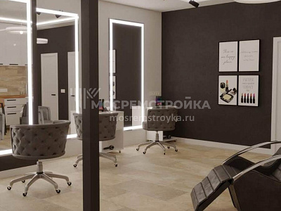 Ремонт салона красоты на Войковской в ТЦ Baby store