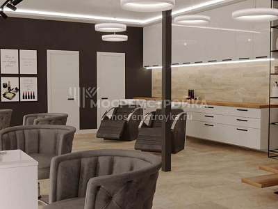Ремонт салона красоты на Войковской в ТЦ Baby store