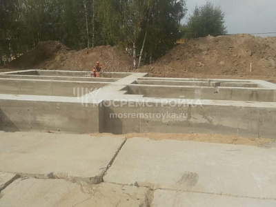 Устройство фундамента 120 кв. м
