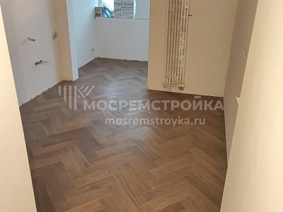 Укладка паркета в квартире ЖК Форест, Солнцево