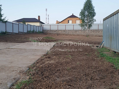 Земляные работы в поселке Альпийские горки