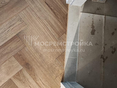 Укладка паркета в квартире ЖК Форест, Солнцево