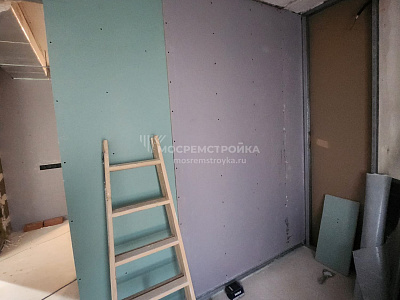 Возведение стен и перегородок из ГКЛ в офисе