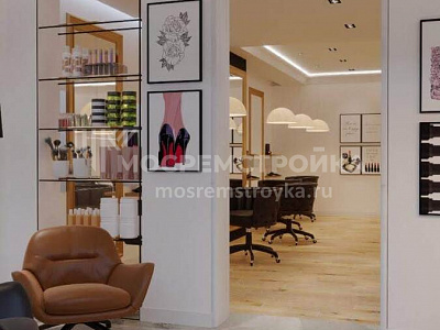 Ремонт салона красоты на Войковской в ТЦ Baby store